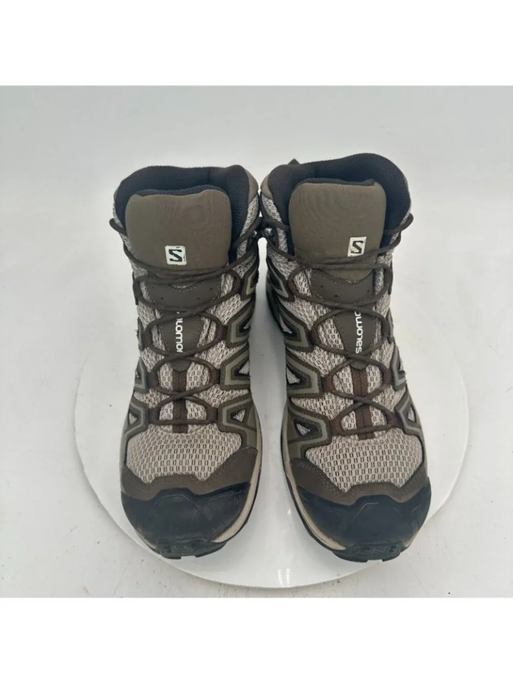 Salomon X Ultra Mid Men Size 10 401274 Brown Grey Contagrip Hiking Boot